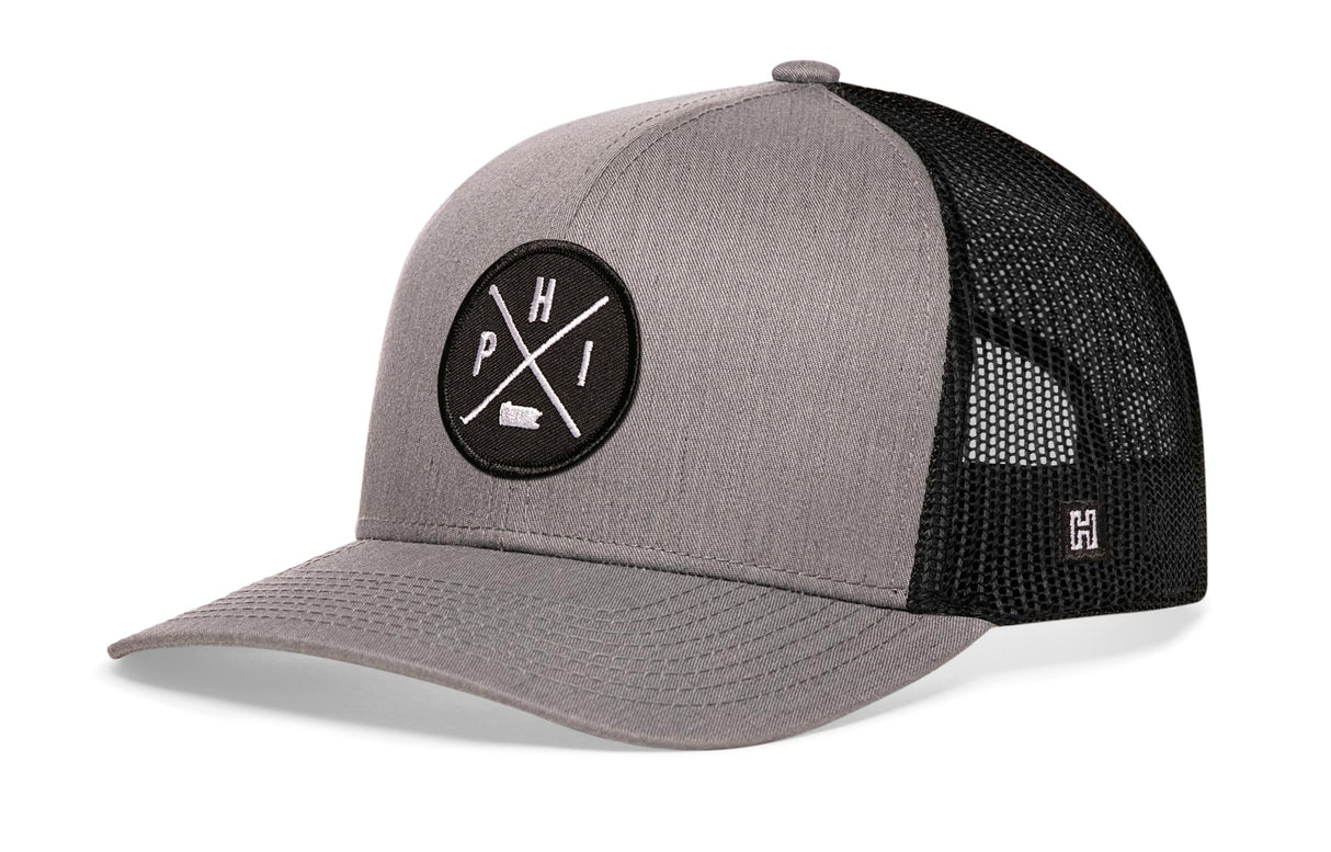 Philadelphia Trucker Hat  |  PHI X Snapback