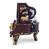 Animated Musical Figurine with Cats Playing