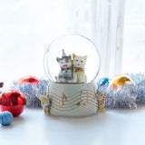 Cats Party Musical Water Snow Globe