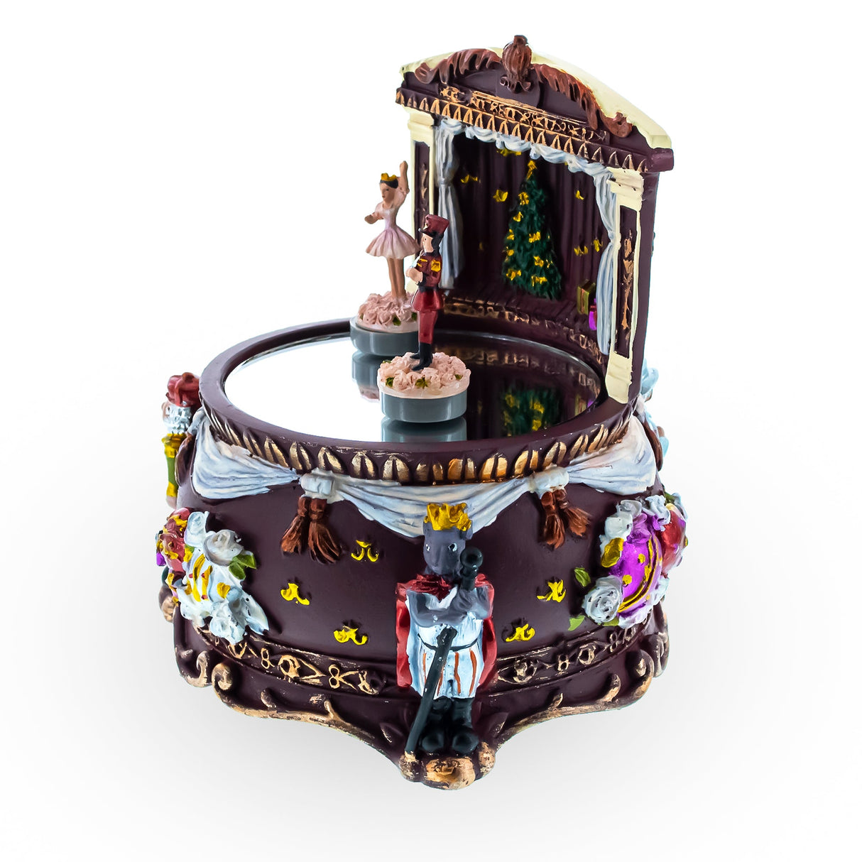 Nutcracker Dance with Ballerina Wind-Up Musical Figurine