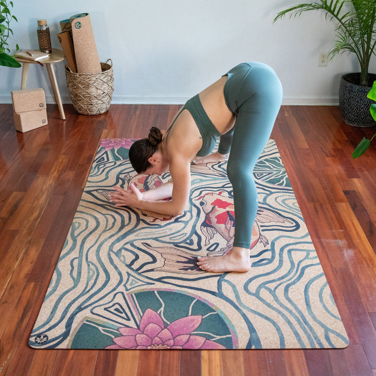 Esterilla de yoga de corcho Nomad XL Pond of Harmony