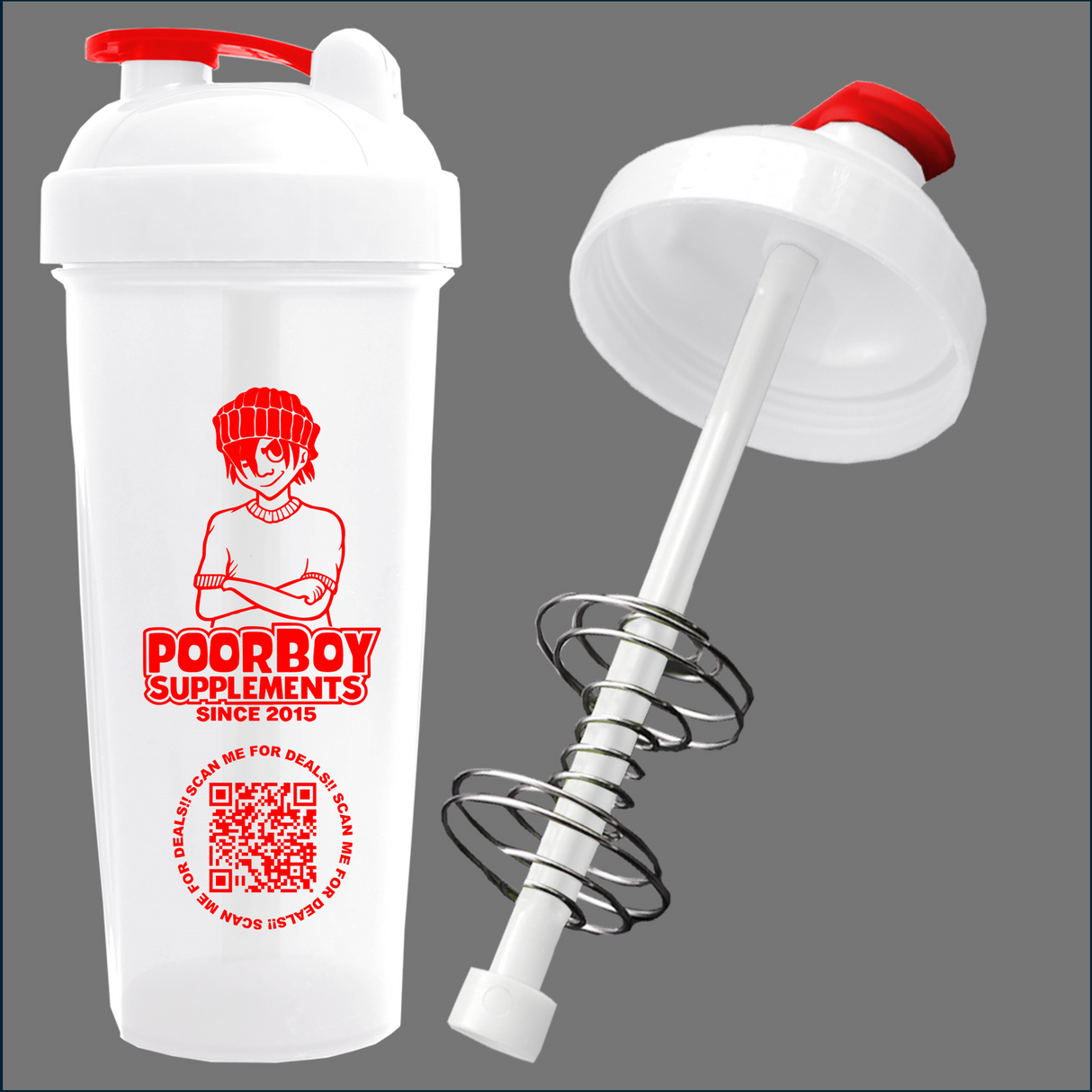 Vaso mezclador PoorBoy, 20 oz - 600ml