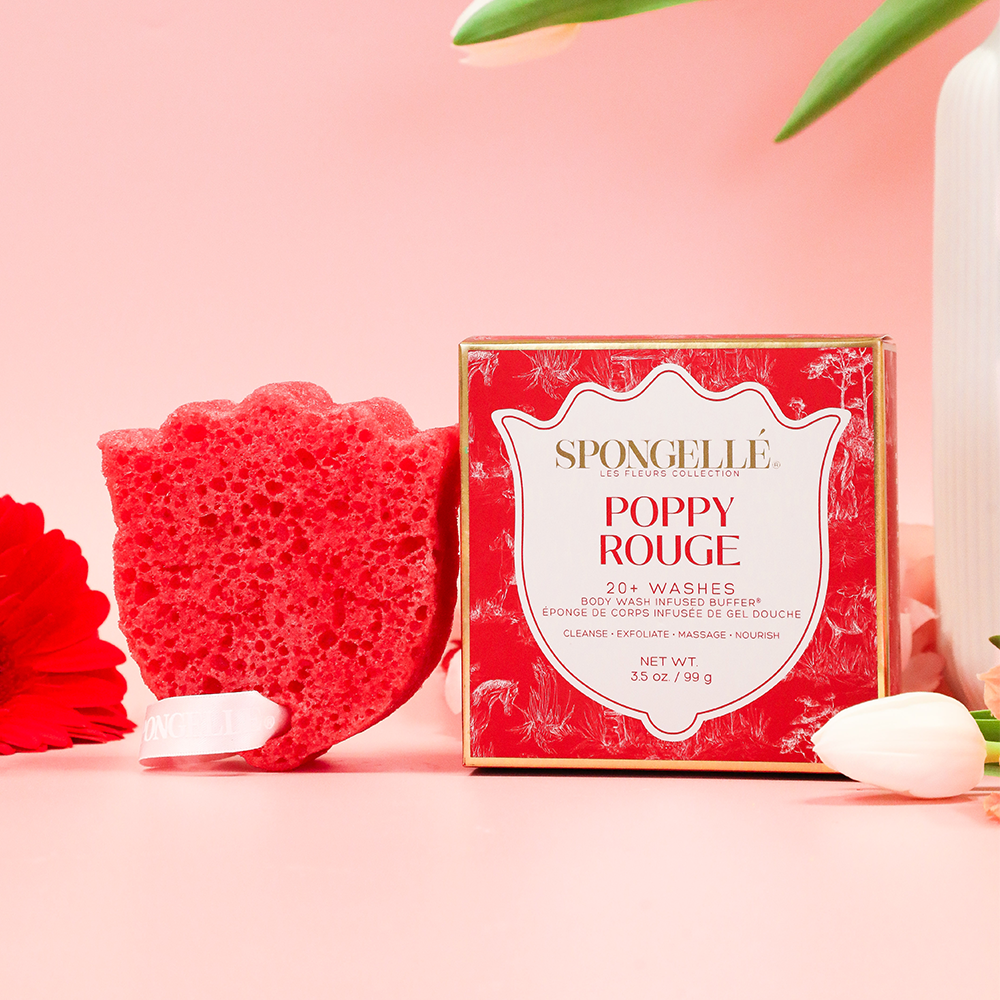 Poppy Rouge | Esponja Corporal Les Fleurs