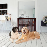 Valla de madera de 3 paneles ajustable, plegable y autosoportable