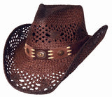 Bullhide Pure Country - Sombrero de vaquera de paja