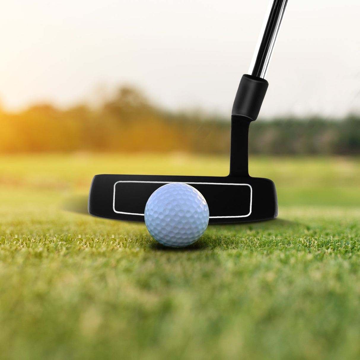Putter de golf con funda de cabeza de 35 pulgadas estilo mazo putter para diestros