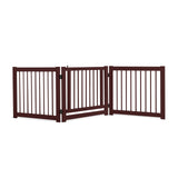 24 Inch Configurable Folding 3 Panel Wood Dog Fence