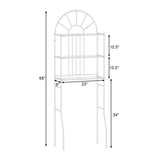 3-Tier Bathroom Rack Over-the-Toilet Storage Rack with 3 Shelves
