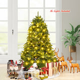 Árbol de Navidad Artificial de Abeto de 5 Pies con 600 Puntas de Rama