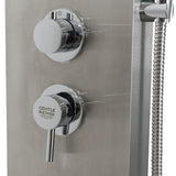 57 Inch Stainless Steel Rainfall Shower Panel