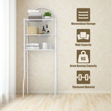 3-Tier Bathroom Rack Over-the-Toilet Storage Rack with 3 Shelves