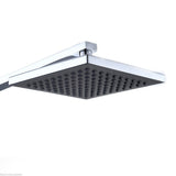 8 Inch LED Rainfall Shower head Arm Control Valve Handspray Shower Faucet Set