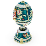 Enameled Nesting Doll Easter Egg Figurine