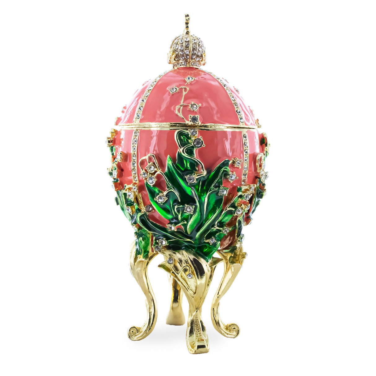 1898 Lilies of the Valley Royal Imperial Easter Egg 6.25 Inches