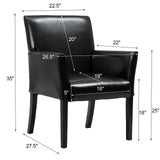Sofá de sillón ejecutivo moderno de cuero sintético
