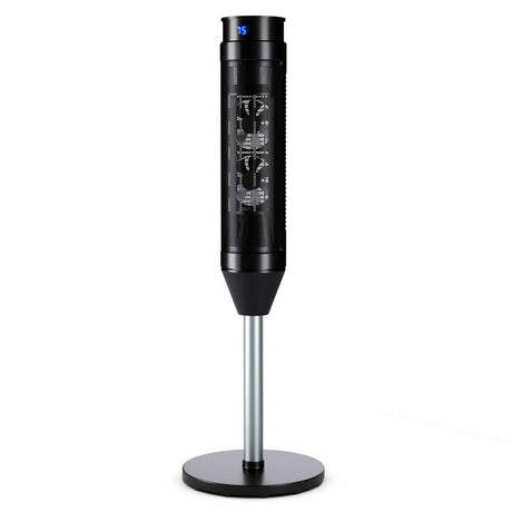 Calefactor de pedestal portátil de 1500 W con temporizador y control remoto