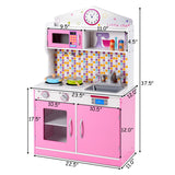 Juego de ollas y sartenes de madera para niños