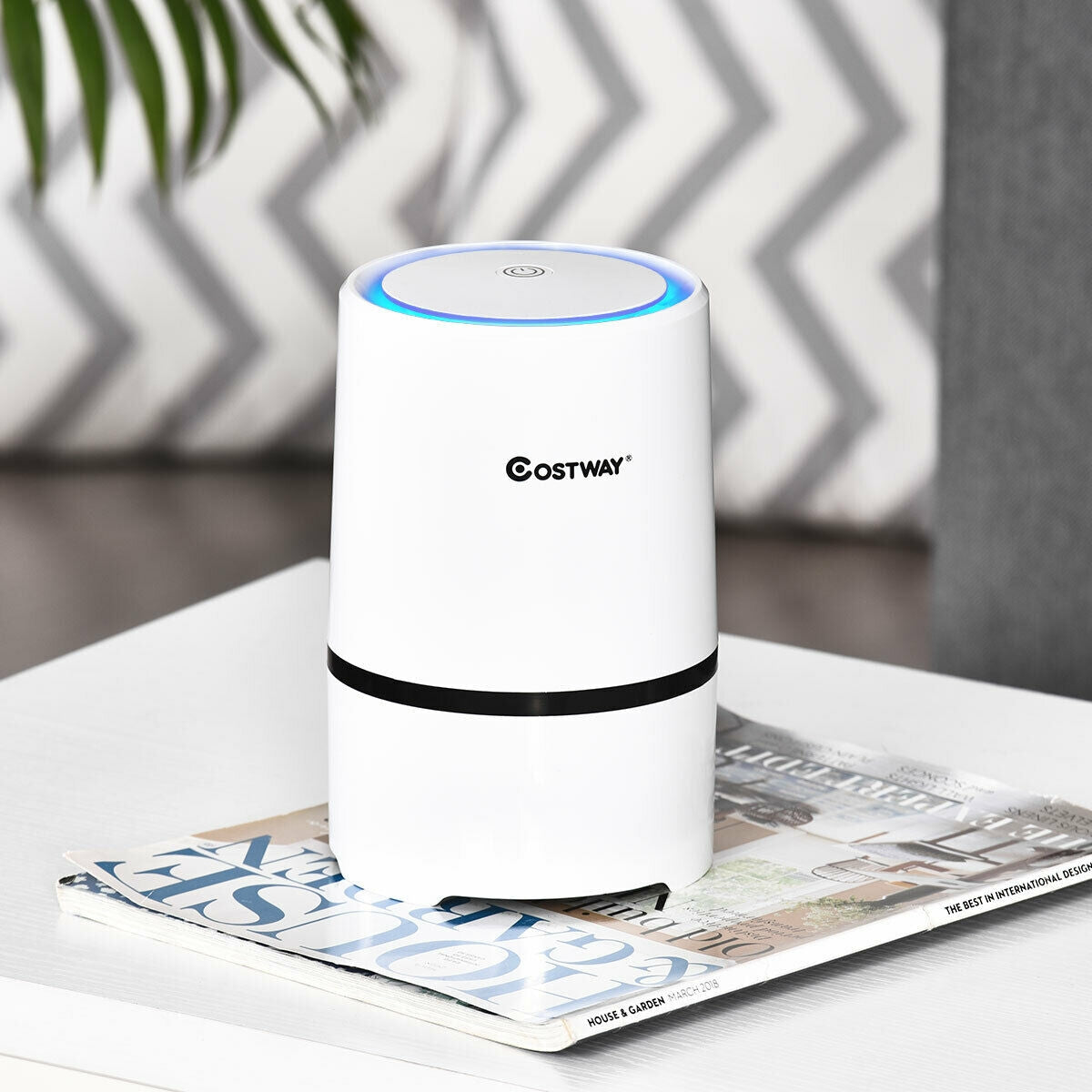 Purificador de aire HEPA compuesto 3 en 1 iónico mini