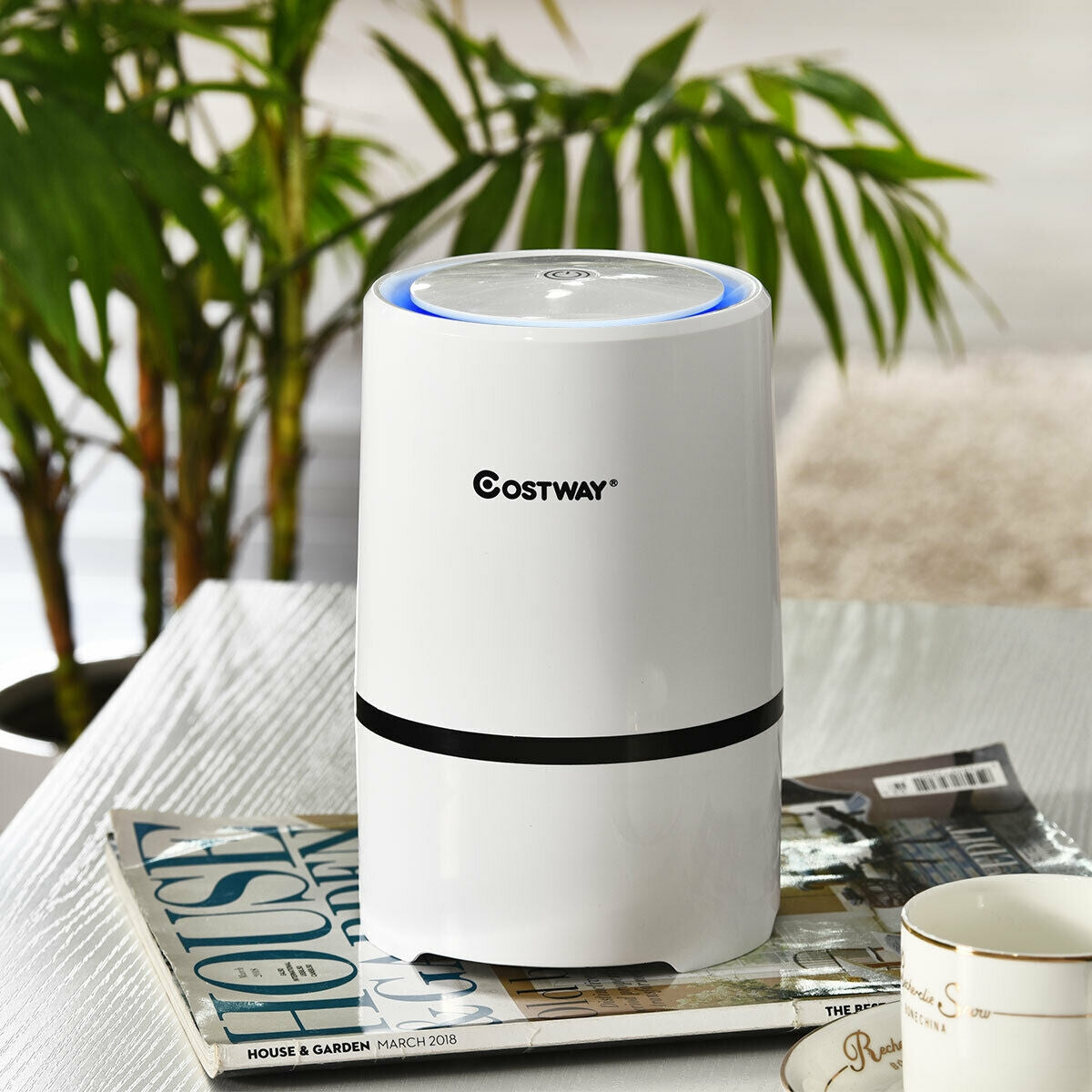 Purificador de aire HEPA compuesto 3 en 1 iónico mini