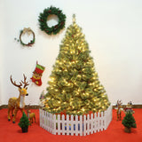 Pino artificial Carolina de PVC preiluminado de 6 pies con luces LED
