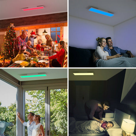 Luz de techo LED RGB de 18W con control remoto