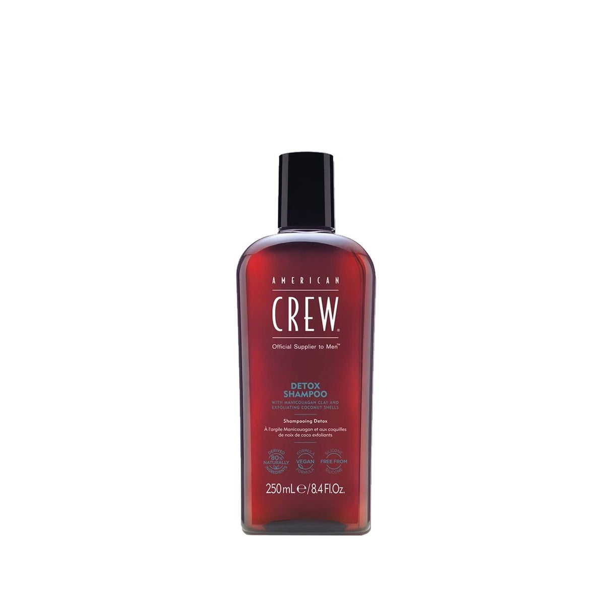 American Crew Detox Shampoo 250ml - Detoxifying Hair Care for Men