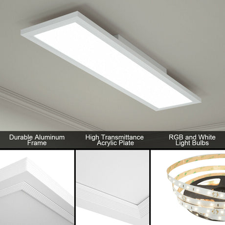 Luz de techo LED RGB de 18W con control remoto