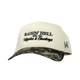 Raising Hell with the Hippies and Cowboys Snapback Hat