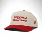 Raising Hell with the Hippies and Cowboys Snapback Hat
