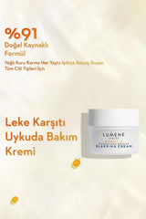 Lumene Overnight Bright Sleeping Cream - Vegan, Paraben-Free, 1.69 fl oz Brightening & Hydrating Night Cream for Dull Skin