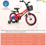 16 Inch Kids Bike with Removable Training Wheels