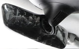 Dry Carbon Fiber Interior Rearview Mirror Cover for Model 3/Y | 4 Finishes | Lightweight
