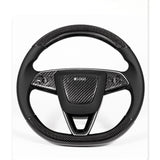 Real Dry Carbon Fiber Airbag Trim Cover for Model Y Juniper & Model 3 Highland