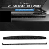 TESERY Real Dry Carbon Fiber Dashboard Cover Overlay for Model 3 Highland / Model Y Juniper