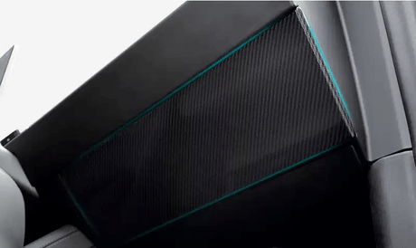 Real Dry Carbon Fiber Glove Box Cover Overlay for Model Y / 3