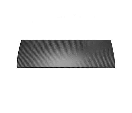 Real Dry Carbon Fiber Glove Box Cover Overlay for Model Y / 3