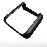 Rear Screen Air Outlet Frame Dry Carbon Fiber Overlay for Model S/X 2021+