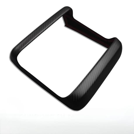 Rear Screen Air Outlet Frame Dry Carbon Fiber Overlay for Model S/X 2021+