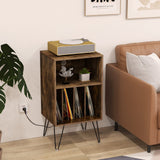 Mueble para tocadiscos con estación de carga