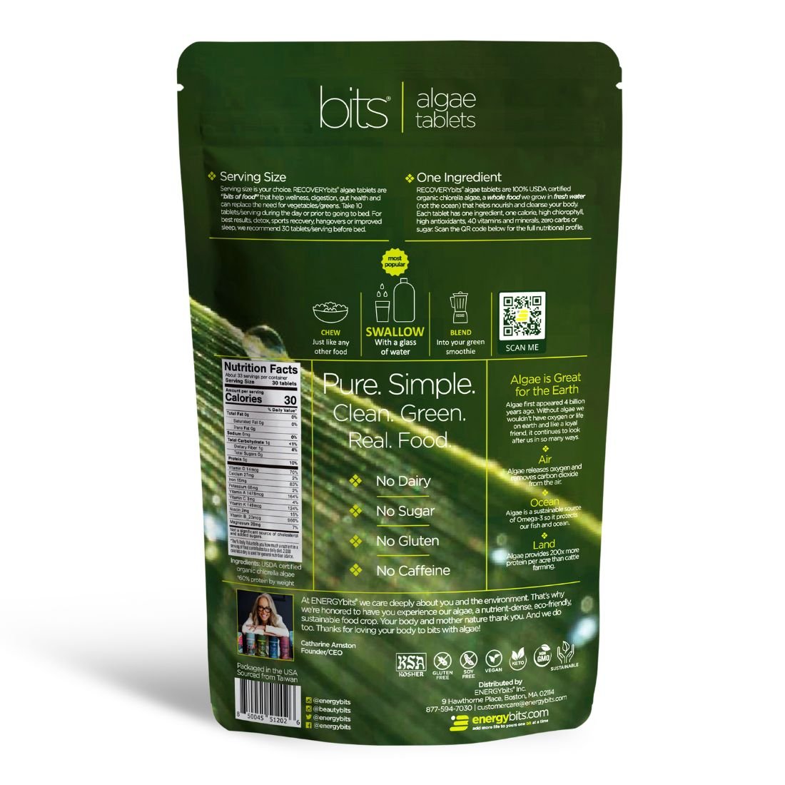 RECOVERYbits® Chlorella | Large Bag