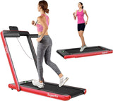 2.25HP 2 in 1 Folding Treadmill with APP Speaker Remote Control