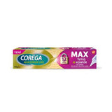 Corega MAX Denture Adhesive Cream for Secure Fit and Comfort - 40g