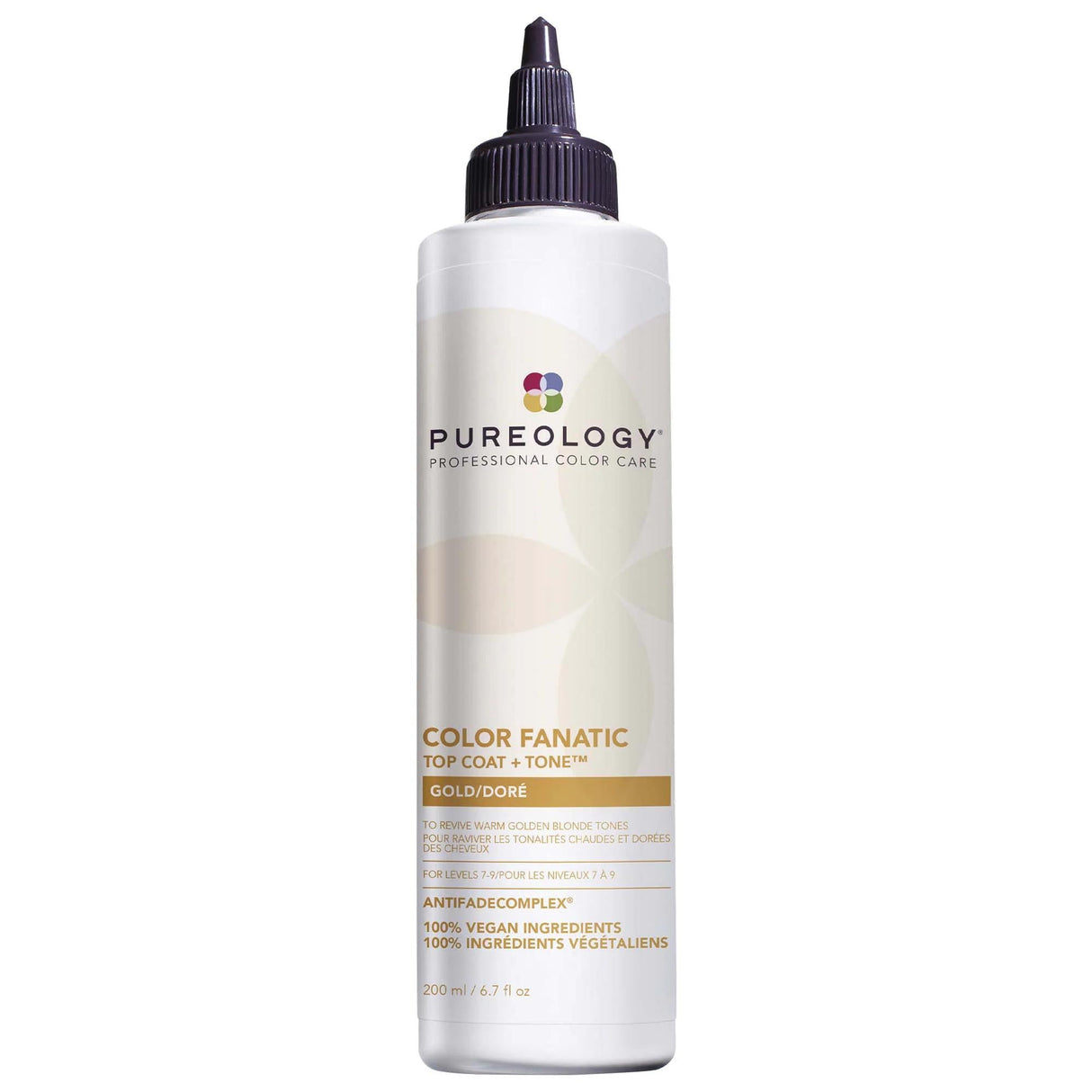 Pureology Color Fanatic Top Coat + Tone Hair Gloss: Anti-Brass, Shine Enhancing, Vegan & Sulfate-Free