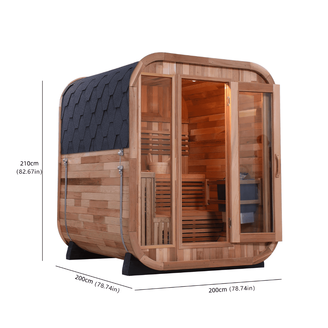 Saunas artesanales de pino blanco