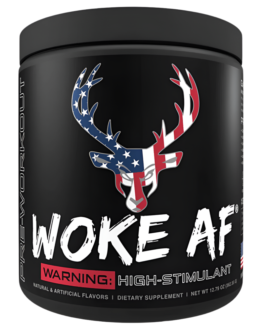 Bucked Up WOKE AF High-Stimulant Pre-Workout - Intense Energy & Focus