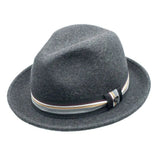 Peter Grimm Rodney - Sombrero Fedora de fieltro de lana