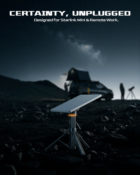 Portable Power Bank & Battery Pack for Starlink Mini | 51300mAh Battery Tripod Stand