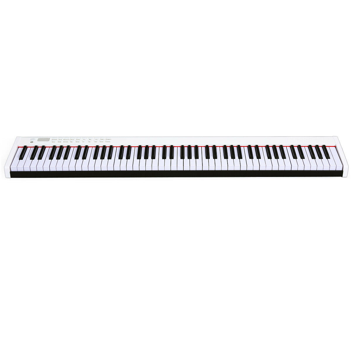 Teclado de piano digital de 88 teclas, portátil, tamaño completo, semipesado
