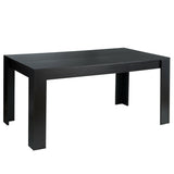 Mesa de comedor/cocina rectangular moderna de 63 pulgadas