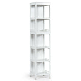 5-Tier Multifunctional Bathroom Floor Cabine Storage with 2 Drawers